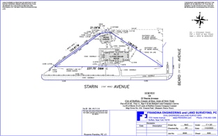 Survey map of 22 Starin Avenue, Buffalo, New York 14214
